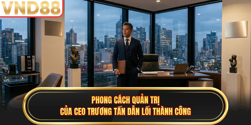 Phong cách quản trị của CEO Trương Tấn dẫn lối thành công