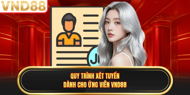 Quy trình xét tuyển dành cho ứng viên VND88