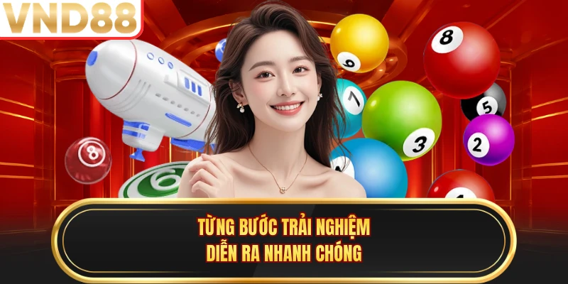 Từng bước trải nghiệm diễn ra nhanh chóng